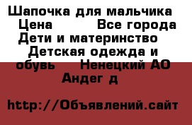 Шапочка для мальчика  › Цена ­ 200 - Все города Дети и материнство » Детская одежда и обувь   . Ненецкий АО,Андег д.